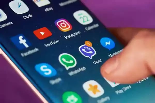 App icons on a phone screen.