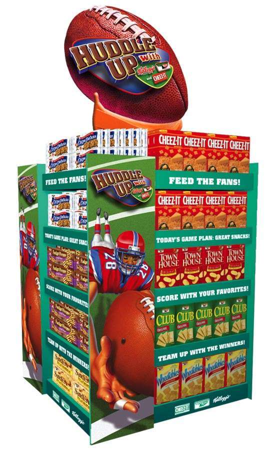 Keebler Football Endcap Display
