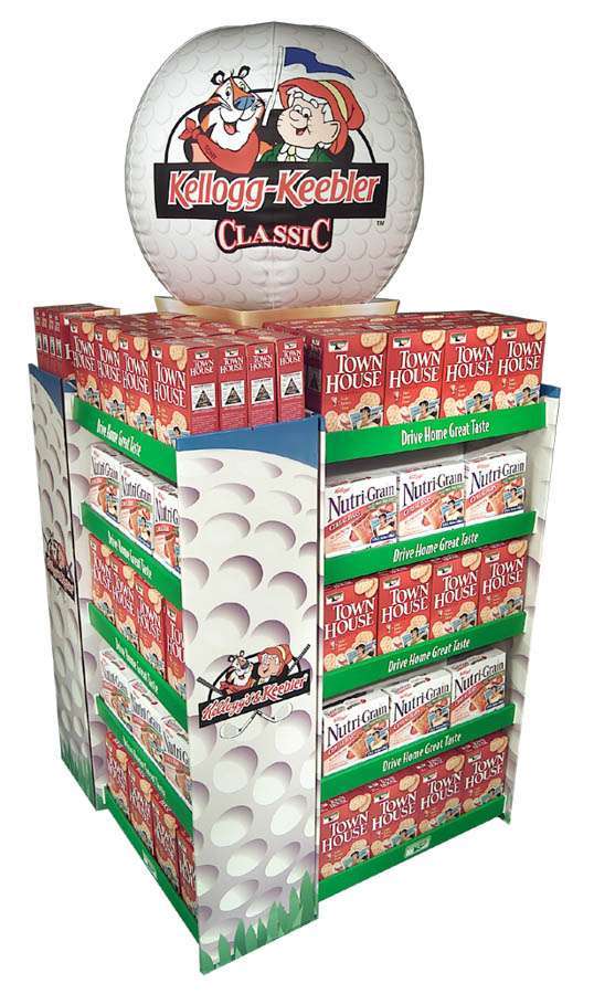 Kellog Golf Retail Endcap Display