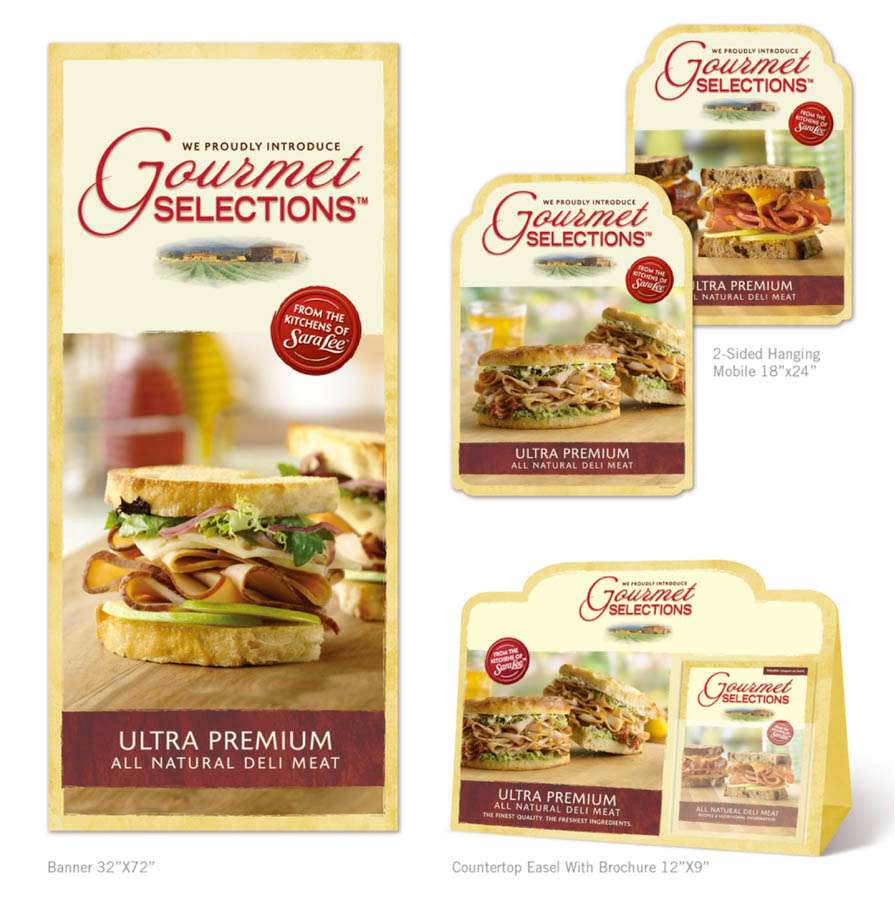 Gourmet Selections Pop Retail Display