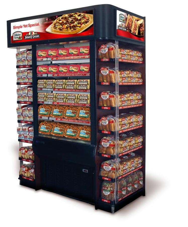 Hillshire Farm Jimmy Dean Endcap Display