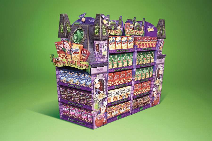 Keebler Elfin Manor Halloween Endcap Display