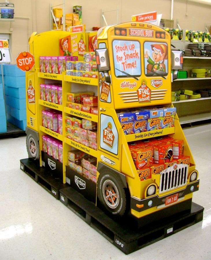 Keebler Fuel for School Retail Display