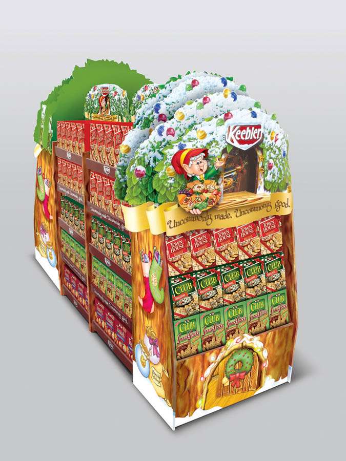 Keebler Holiday Hollow Point of Purchase Display
