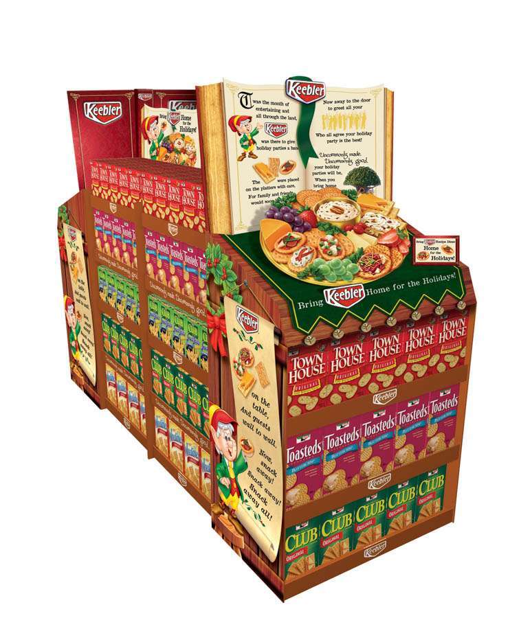 Keebler Holiday Storybook Retail Display