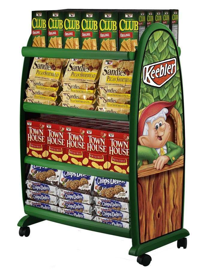 Keebler Hollow Tree Plastic Display