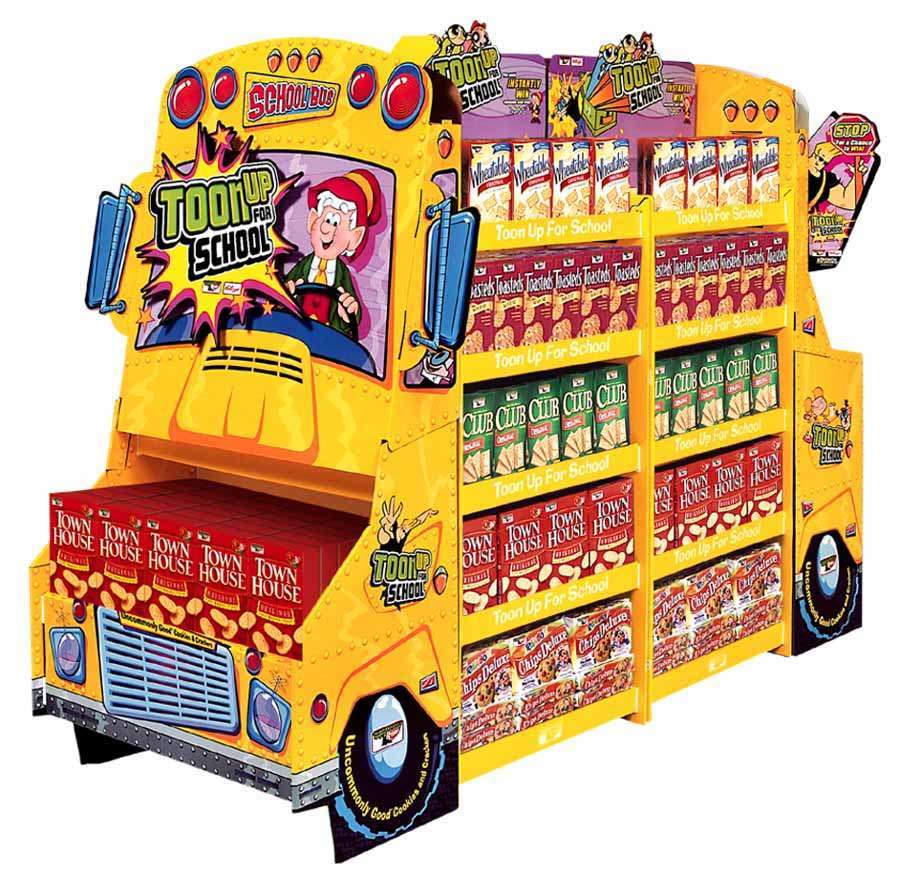 Keebler Bus CPG Retail Display