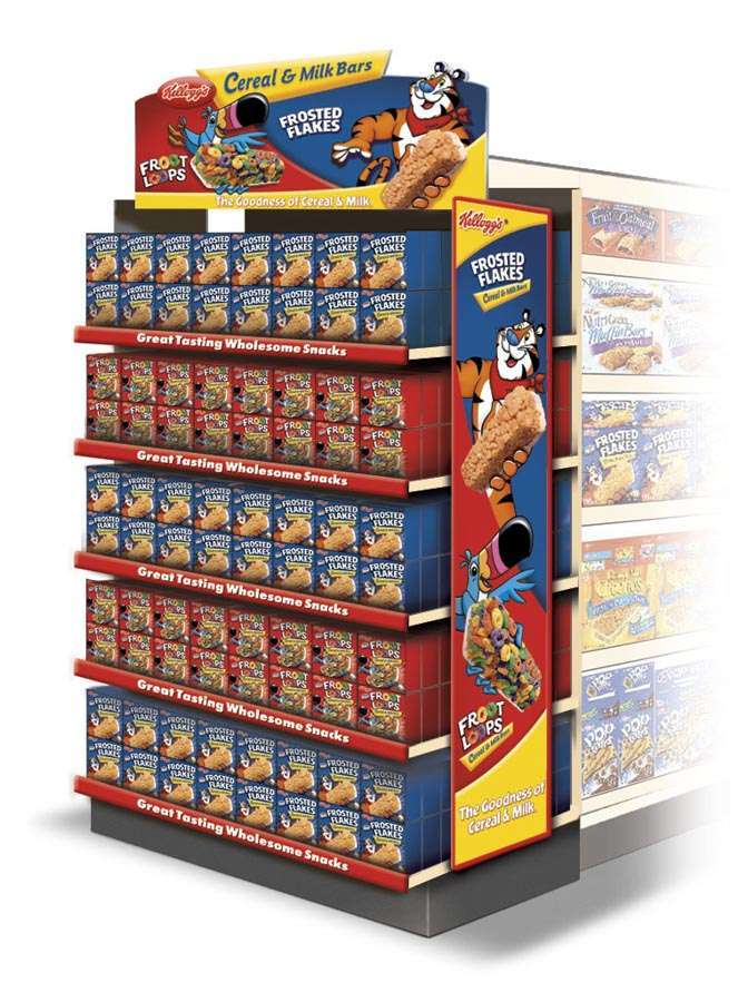 Kellogg's Endcap Display Design