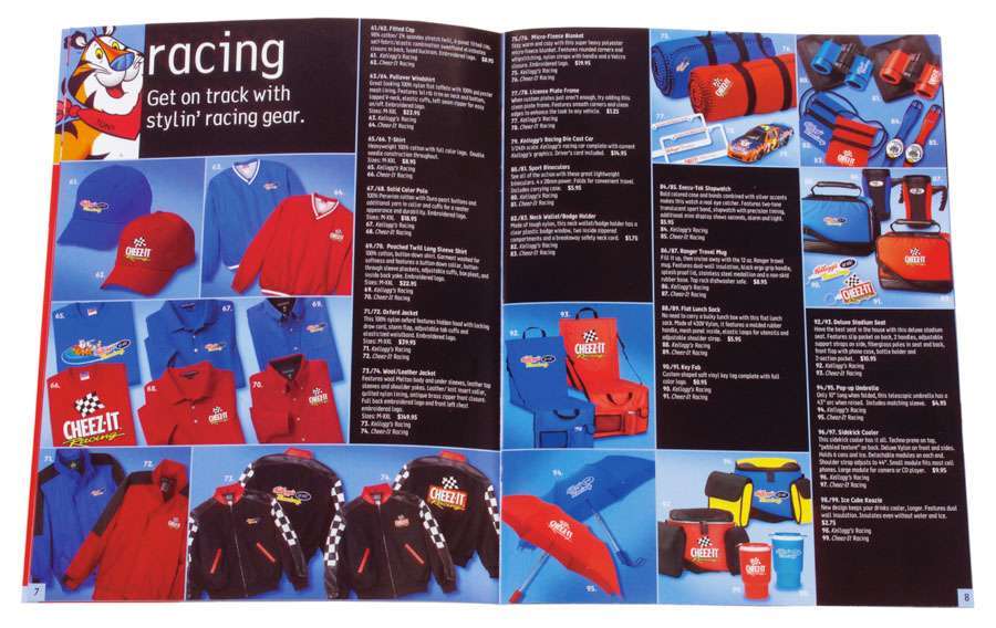 Kellogg's Merchandise Catalog Design