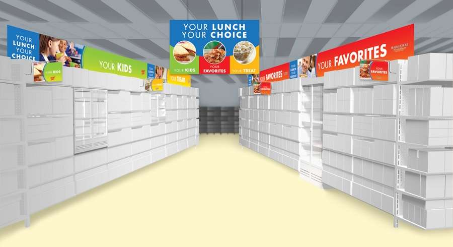 Lunch One Stop Shop Aisle Design