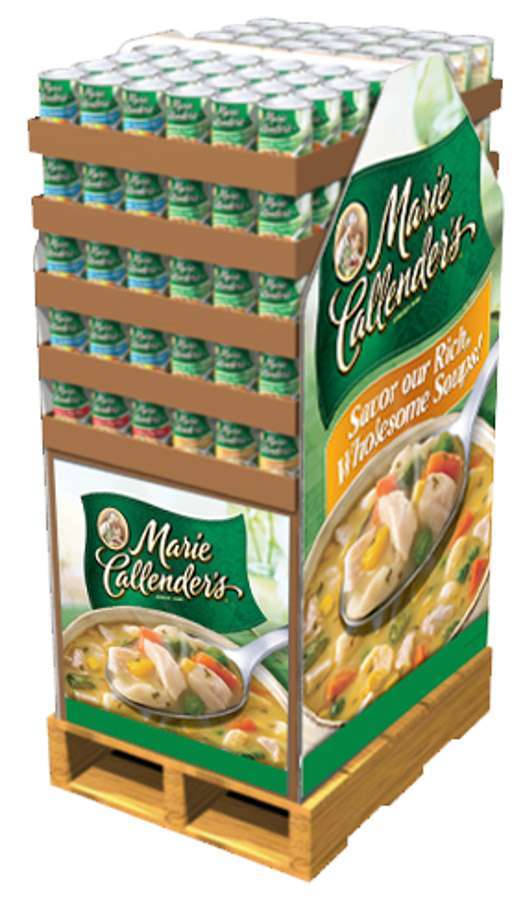 Marie Calendar's Pallet Shipper Display Design