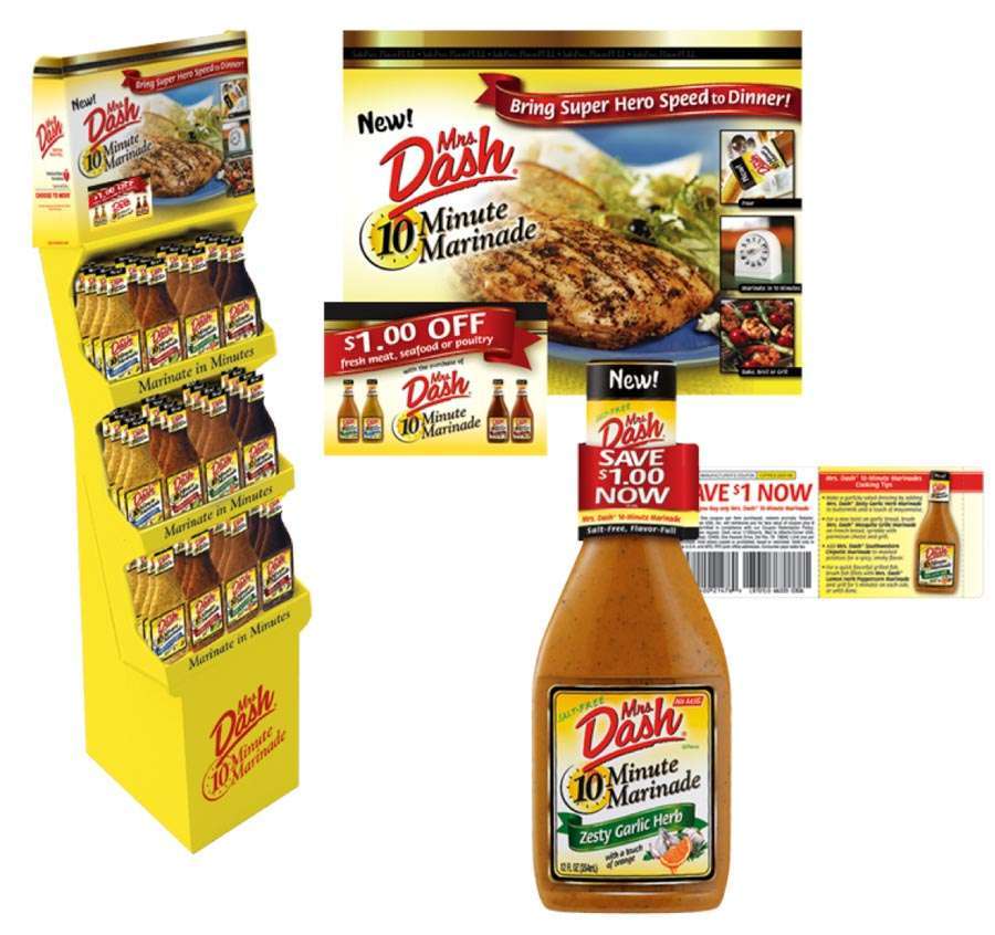 Mrs. Dash Point of Purchase POP Display