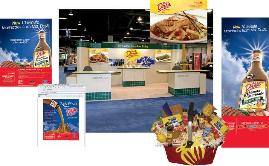 Mrs. Dash Trade Show Display Design