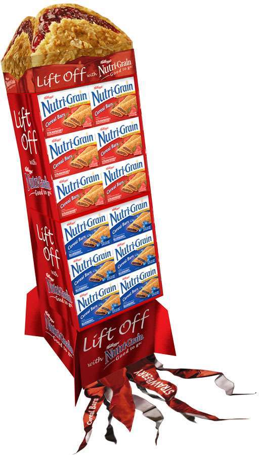 NutriGrain Morning LiftOff Campaign Shipper Display