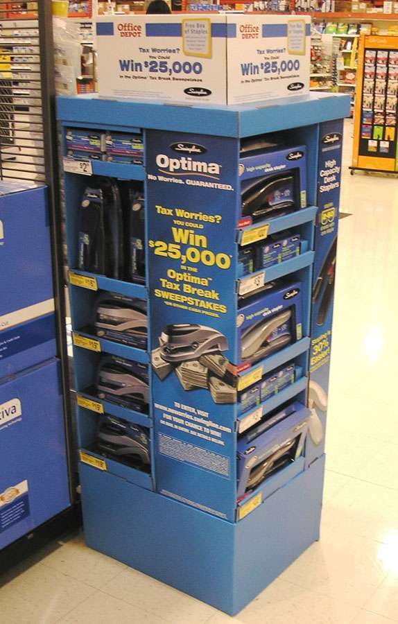 OfficeDepot Optima Endcap Display