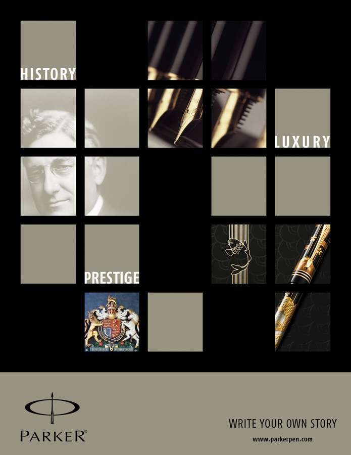 Parker Pen Brochure Design