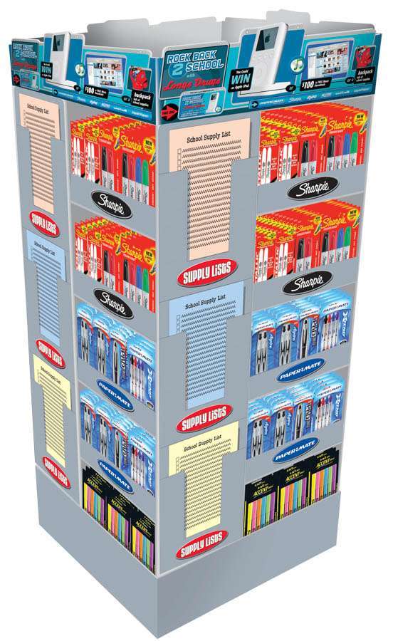Rock Back 2 School Promotional Display Design