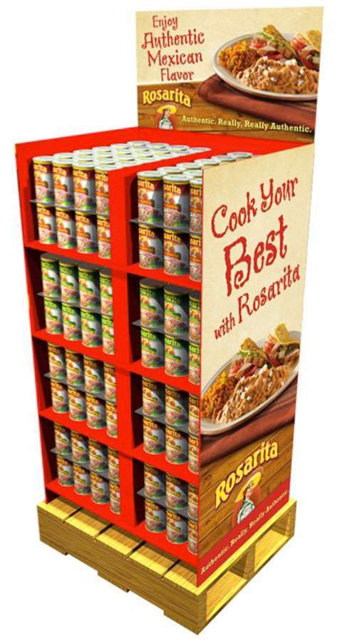 Rosarita Pallet Shipper Display