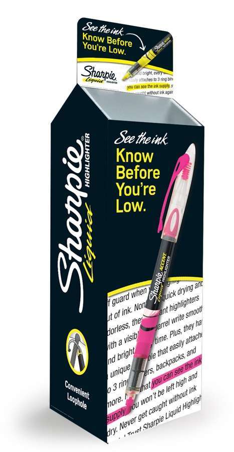 Sharpie Liquid Bin Display Design