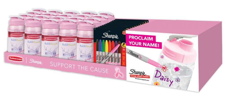 Sharpie Rubbermaid Cross-Promotion Display