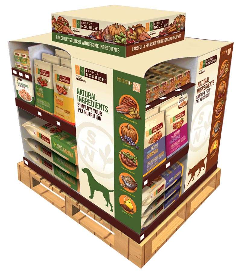 Simply Nourish Pallet Shipper Display