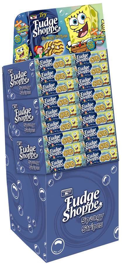 Fudge Shoppe Spongebob Cross Promotion Display