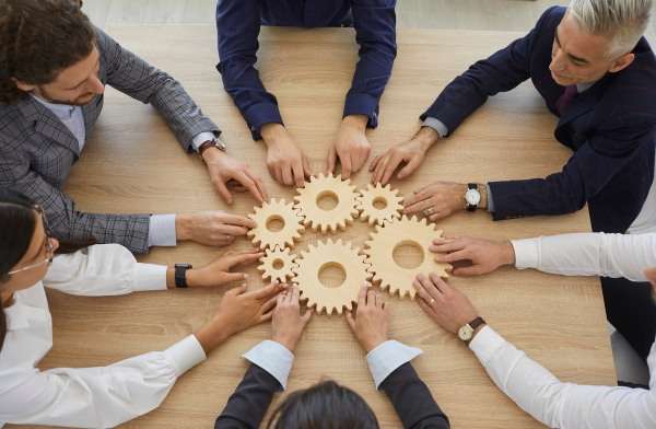 People working together