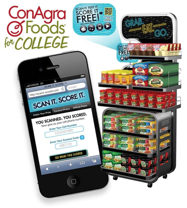 ConAgra "Foods for College" millennial branding campaign