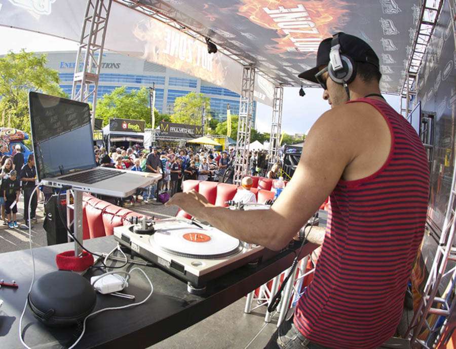 Ball Park Dew Tour Flame Stage