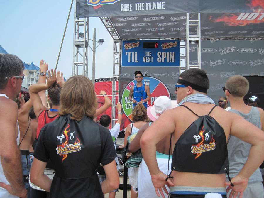 Ball Park Dew Tour Hot Zone event marketing