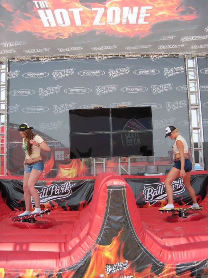 Ball Park Dew Tour Riding The Flame