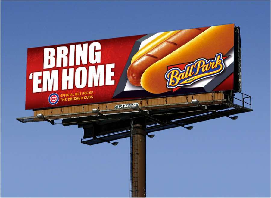 Ball Park HomePlate Billboard