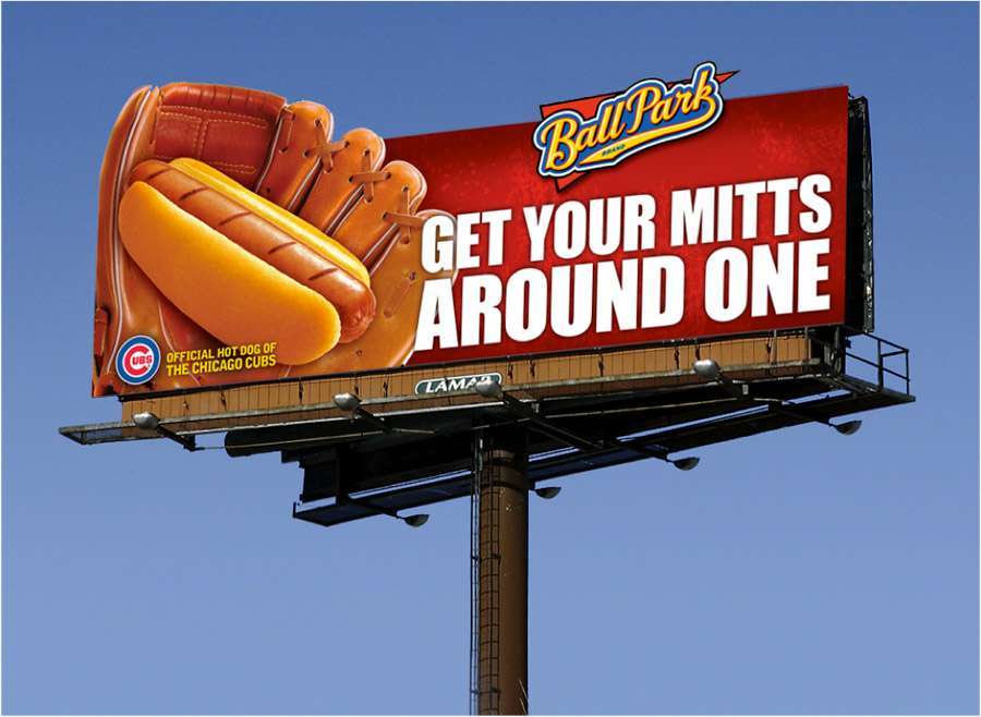 Ball Park Mitt Billboard