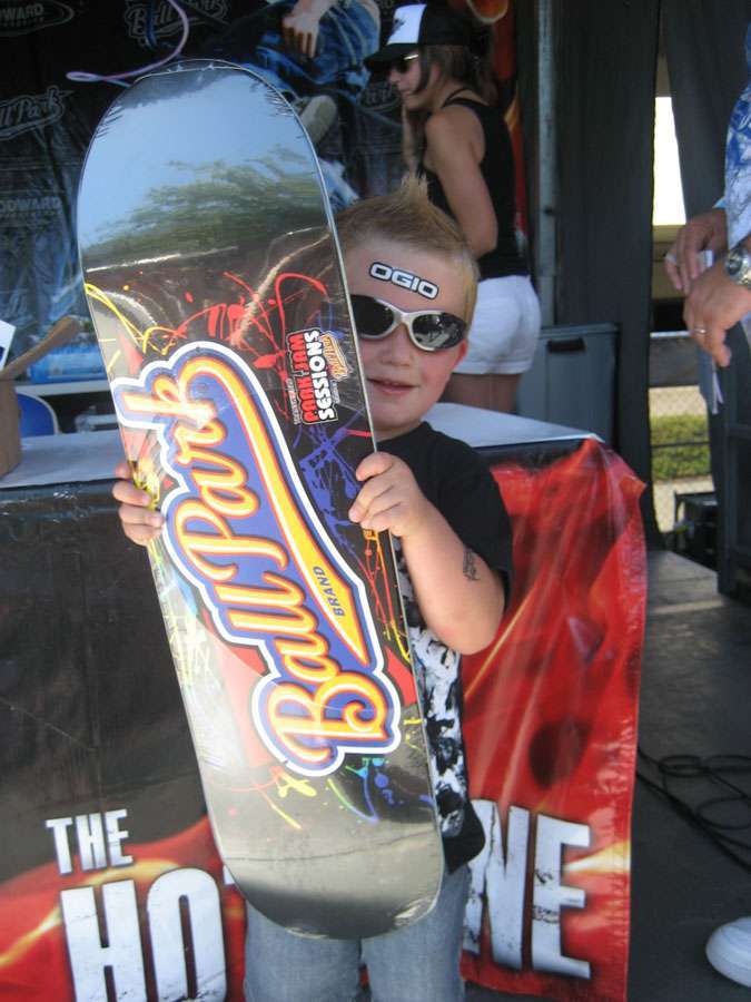 Ball Park Skate Deck promotional giveaway