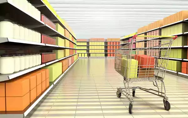 Shopping aisle.