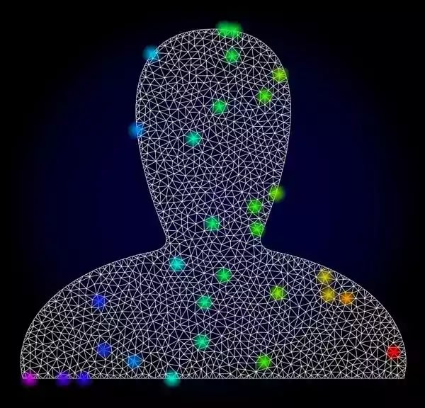 Digital drawing of a human figure.
