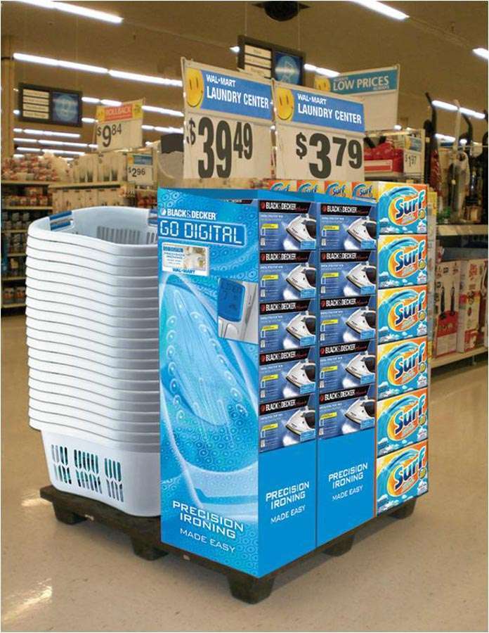 Black and Decker Digital Irons Retail Display