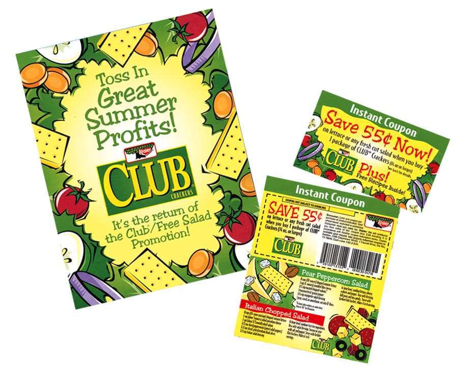 Club Crackers Coupon Retail Marketing