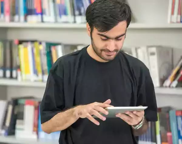 student-using-tablet