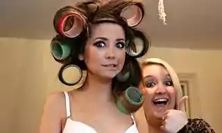 Two Women In Beauty parlor